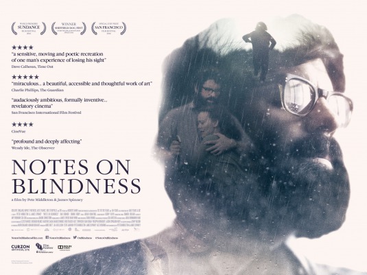 Promotional poster for Notes on Blindness