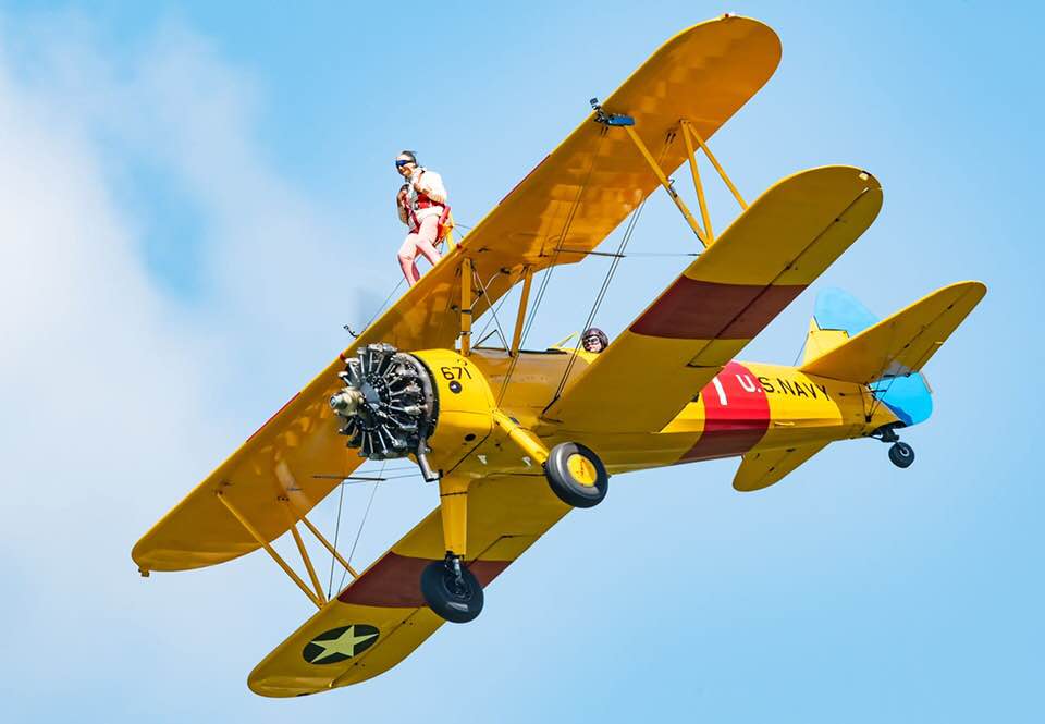 Linda Capon takes to the skies above Bodmin Airfield