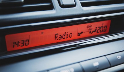 A car radio