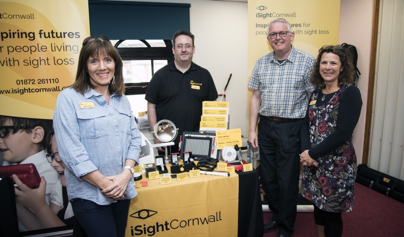 Members of the iSightCornwall team at the Wadebridge CDO drop-in event.