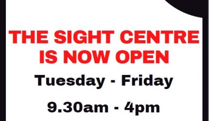 The Sight Centre is now open