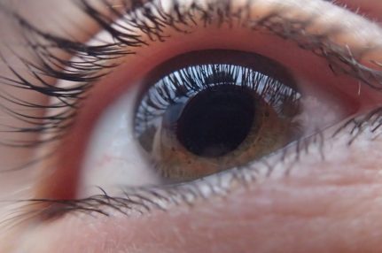Close up shot of an eye